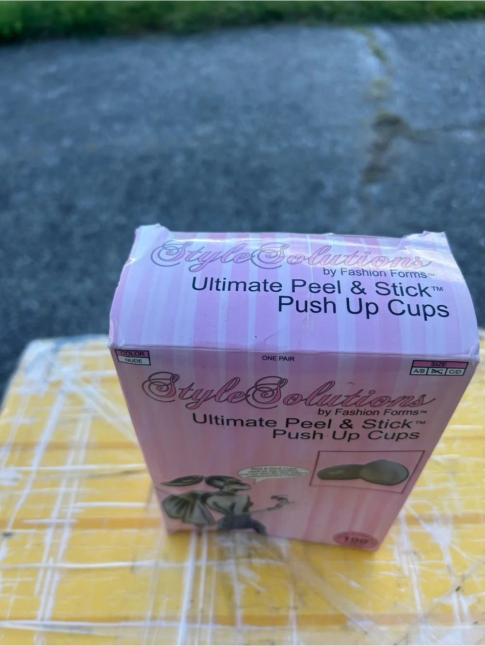 Ultimate Peel & Stick Push Up Cups - Pink